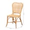Baxton Studio Irene Modern Bohemian Natural Rattan Dining Chair 225-13089-ZORO - alternate 3